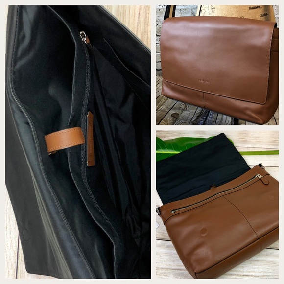 COACH • CHARLES MESSENGER IN SMOOTH LEATHER - Picture 8 of 8